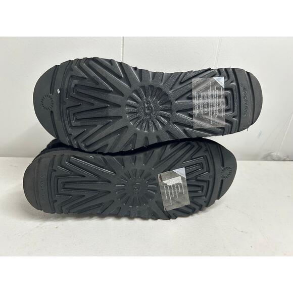 UGG Mini Braid Boots Women's in black. Size 6. NWOB - Picture 7 of 8